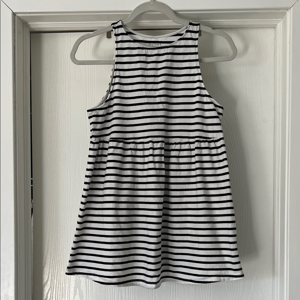 Old Navy Maternity Top - Black & White Stripe